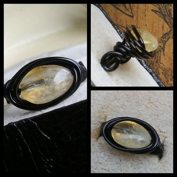 Magic Potion Jewelry - 🌙💛Citrine Stone Ring - 5